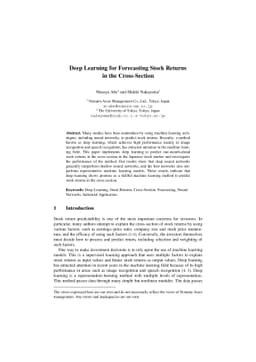 Deep Learning for Forecasting Stock Returns in the Cross-Section