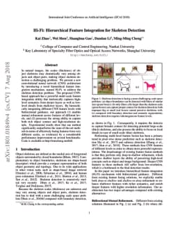 Hi-Fi: Hierarchical Feature Integration for Skeleton Detection