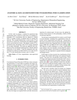 Anatomical Data Augmentation For CNN based Pixel-wise Classification