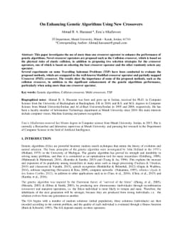On Enhancing Genetic Algorithms Using New Crossovers