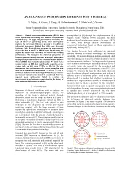An Analysis of Two Common Reference Points for EEGs