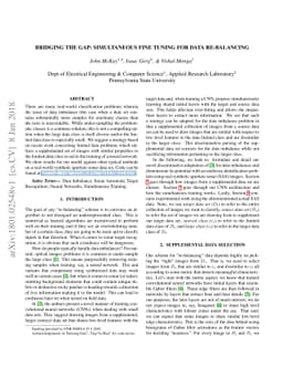 Bridging the Gap: Simultaneous Fine Tuning for Data Re-Balancing