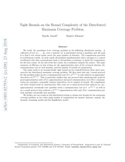 Tight Bounds on the Round Complexity of the Distributed Maximum Coverage
  Problem