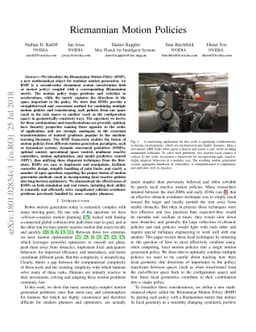 Riemannian Motion Policies