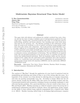 Multivariate Bayesian Structural Time Series Model