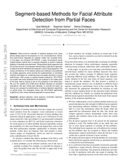 Segment-based Methods for Facial Attribute Detection from Partial Faces