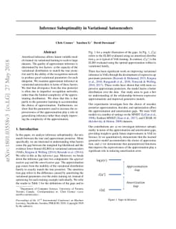 Inference Suboptimality in Variational Autoencoders