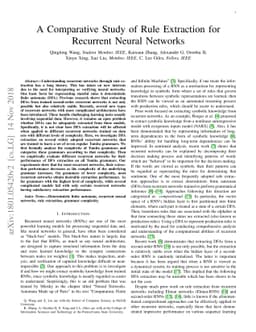 A Comparative Study of Rule Extraction for Recurrent Neural Networks