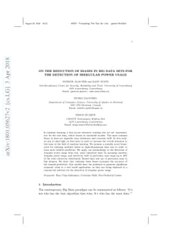 On the Reduction of Biases in Big Data Sets for the Detection of
  Irregular Power Usage