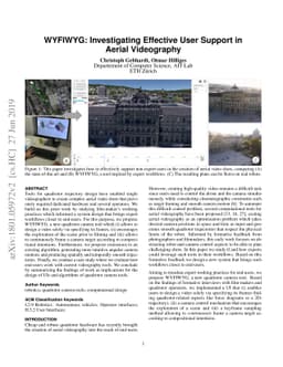WYFIWYG: Investigating Effective User Support in Aerial Videography