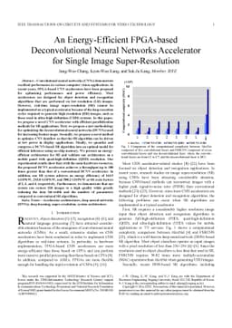 An Energy-Efficient FPGA-based Deconvolutional Neural Networks
  Accelerator for Single Image Super-Resolution