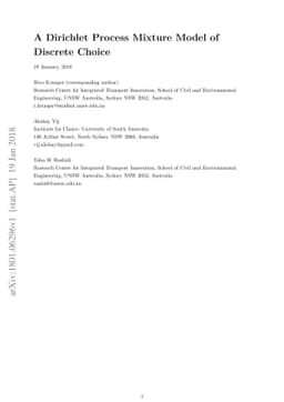A Dirichlet Process Mixture Model of Discrete Choice