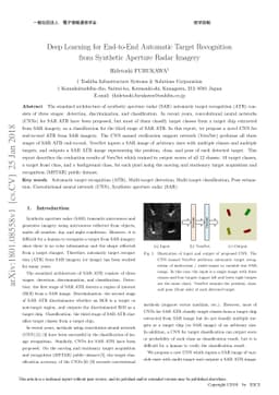 Deep Learning for End-to-End Automatic Target Recognition from Synthetic
  Aperture Radar Imagery