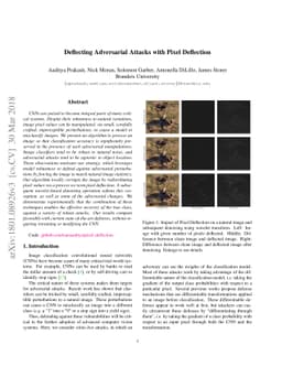 Deflecting Adversarial Attacks with Pixel Deflection