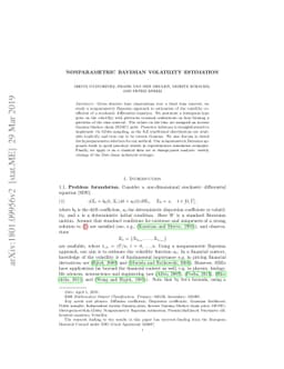 Nonparametric Bayesian volatility estimation