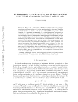 An Infinitesimal Probabilistic Model for Principal Component Analysis of
  Manifold Valued Data