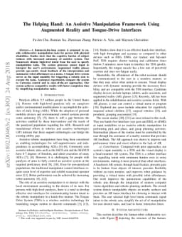 The Helping Hand: An Assistive Manipulation Framework Using Augmented
  Reality and a Tongue-Drive Interfaces