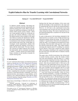 Explicit Inductive Bias for Transfer Learning with Convolutional
  Networks
