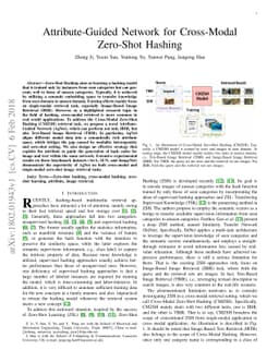 Attribute-Guided Network for Cross-Modal Zero-Shot Hashing