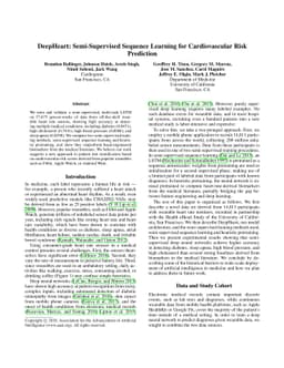 DeepHeart: Semi-Supervised Sequence Learning for Cardiovascular Risk
  Prediction
