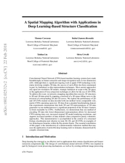 A Spatial Mapping Algorithm with Applications in Deep Learning-Based
  Structure Classification