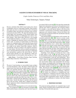 Saliency-Enhanced Robust Visual Tracking
