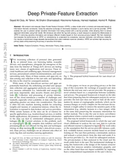 Deep Private-Feature Extraction