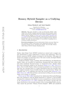 Bouncy Hybrid Sampler as a Unifying Device
