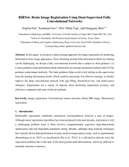 BIRNet: Brain Image Registration Using Dual-Supervised Fully
  Convolutional Networks