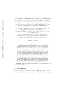 A Comparison of Constraint Handling Techniques for Dynamic Constrained
  Optimization Problems