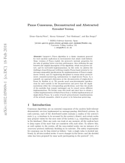 Paxos Consensus, Deconstructed and Abstracted (Extended Version)