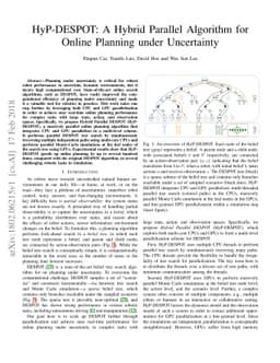 HyP-DESPOT: A Hybrid Parallel Algorithm for Online Planning under
  Uncertainty
