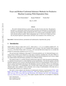 Exact and Robust Conformal Inference Methods for Predictive Machine
  Learning With Dependent Data