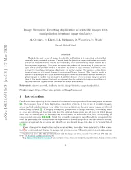 Image Forensics: Detecting duplication of scientific images with
  manipulation-invariant image similarity