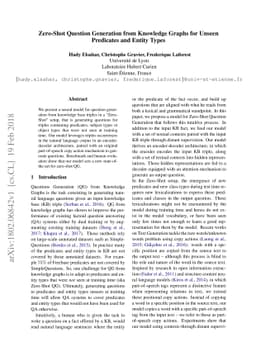 Zero-Shot Question Generation from Knowledge Graphs for Unseen
  Predicates and Entity Types