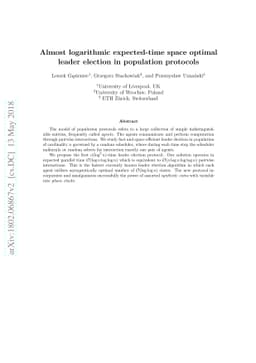 Almost logarithmic-time space optimal leader election in population
  protocols