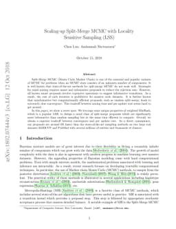 Scaling-up Split-Merge MCMC with Locality Sensitive Sampling (LSS)
