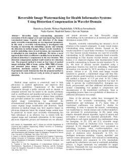 Reversible Image Watermarking for Health Informatics Systems Using
  Distortion Compensation in Wavelet Domain