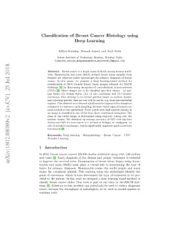 Classification of Breast Cancer Histology using Deep Learning