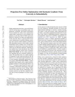 Projection-Free Online Optimization with Stochastic Gradient: From
  Convexity to Submodularity