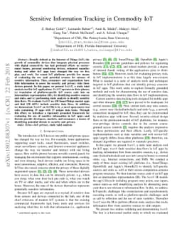 Sensitive Information Tracking in Commodity IoT