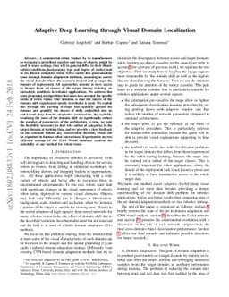 Adaptive Deep Learning through Visual Domain Localization