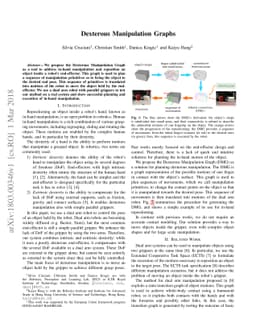 Dexterous Manipulation Graphs