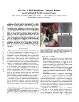 GelSlim: A High-Resolution, Compact, Robust, and Calibrated
  Tactile-sensing Finger