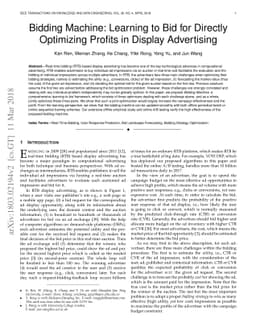 Bidding Machine: Learning to Bid for Directly Optimizing Profits in
  Display Advertising