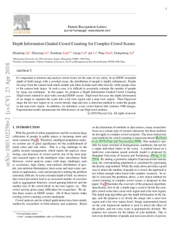 Depth Information Guided Crowd Counting for Complex Crowd Scenes