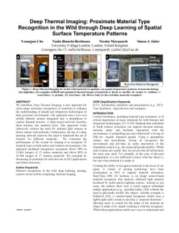 Deep Thermal Imaging: Proximate Material Type Recognition in the Wild
  through Deep Learning of Spatial Surface Temperature Patterns