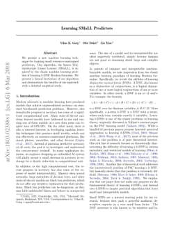 Learning SMaLL Predictors