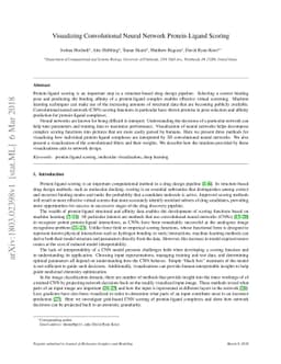 Visualizing Convolutional Neural Network Protein-Ligand Scoring