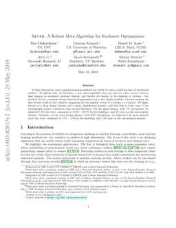 Sever: A Robust Meta-Algorithm for Stochastic Optimization